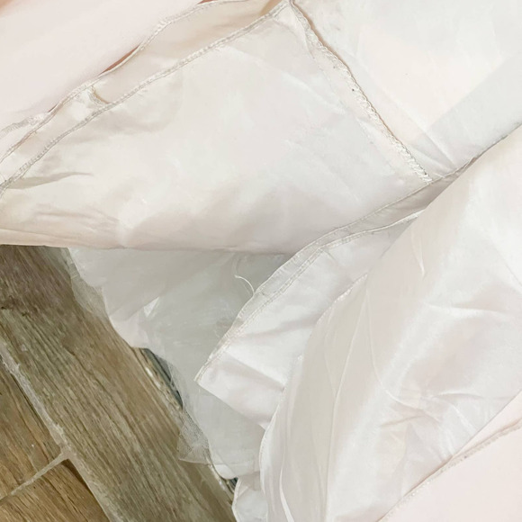 Jenny Yoo Collection Illusion Scoop Neck Gathered Pleated Sleeveless Formal Gown - Picture 8 of 12